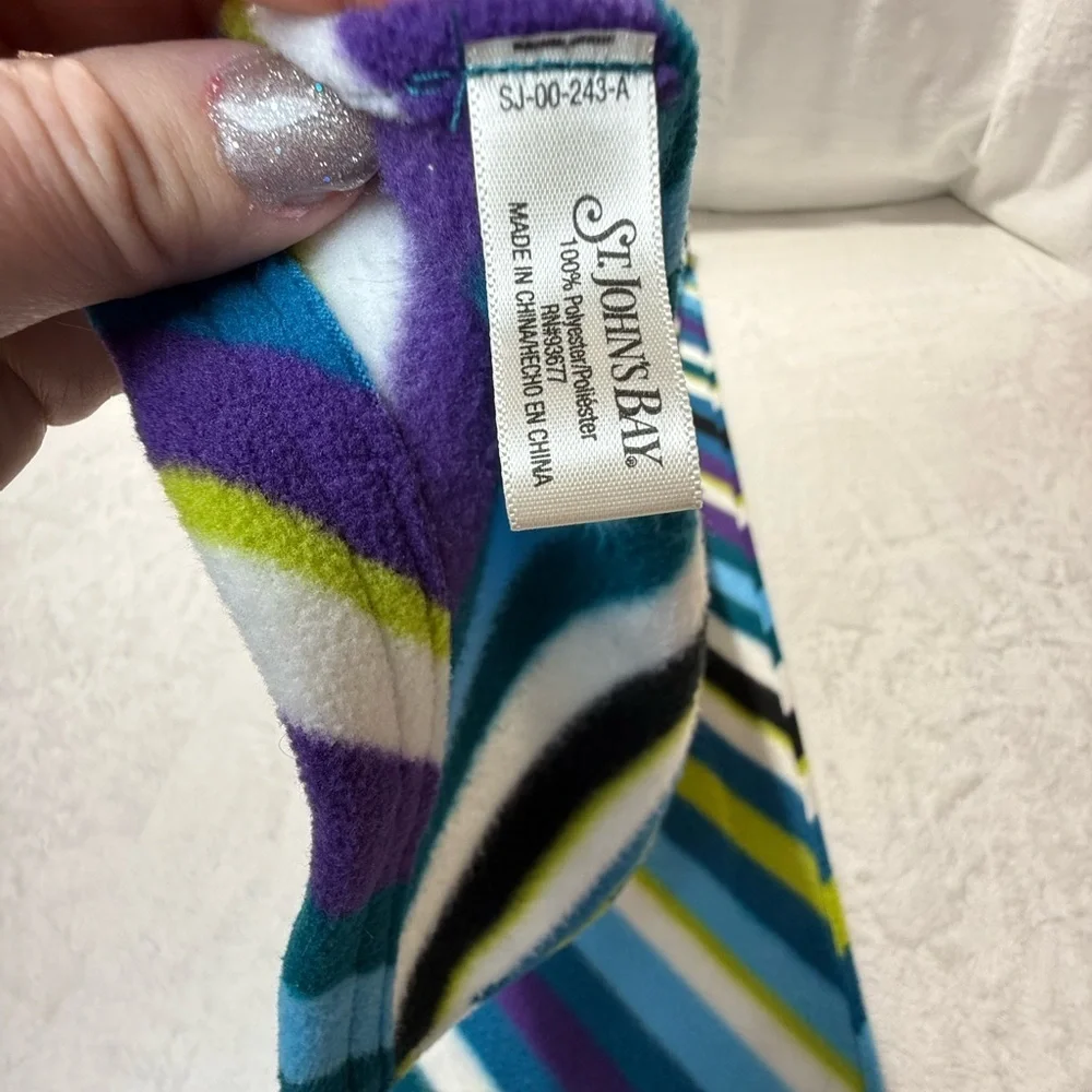 St. John's Bay Vibrant Striped Scarf